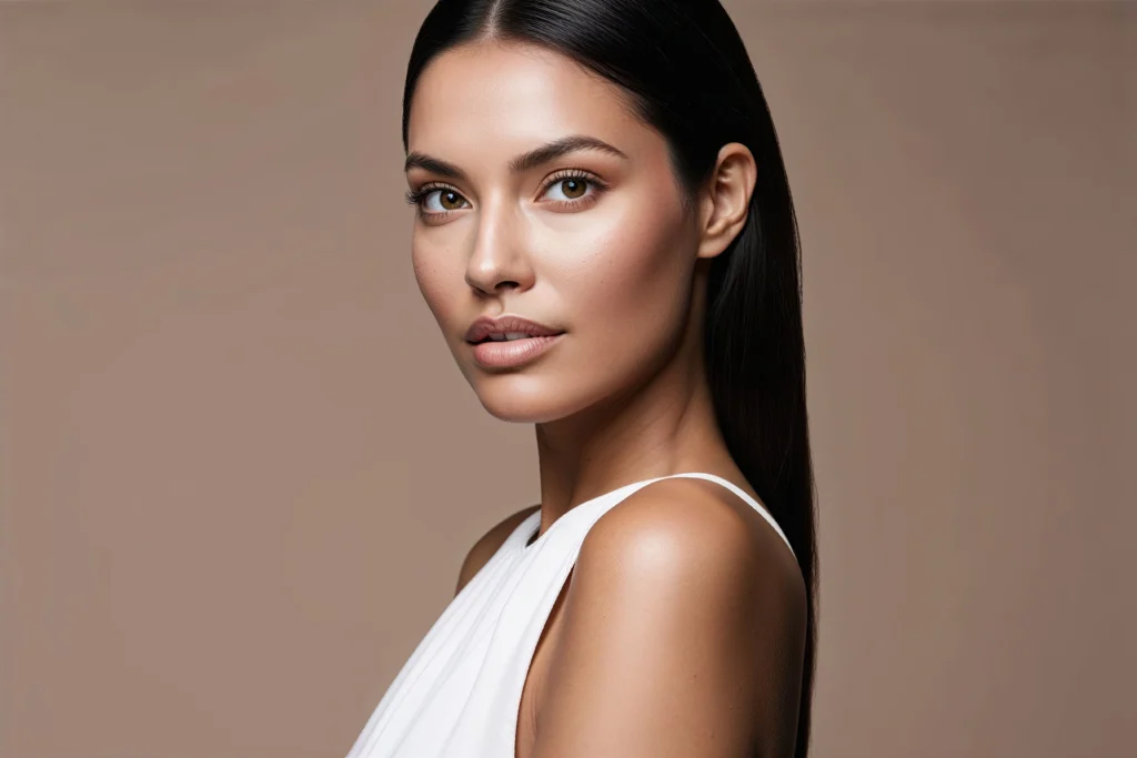 a woman with long black hair and a white dress, Laser Hair Removal in Fremont, CA